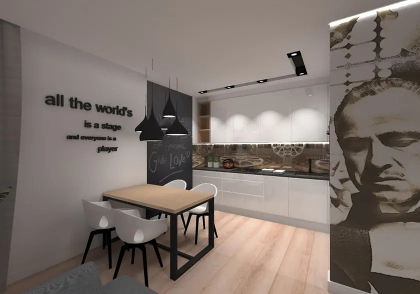 Apartament Filmowy Warszawa – projekty, zdjęcie 8 | ArtStudio2