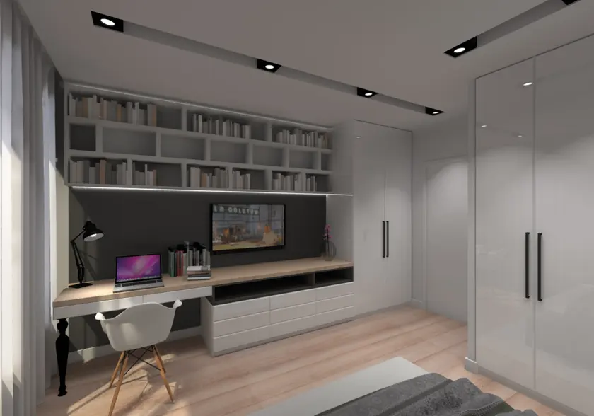 Apartament Filmowy Warszawa – projekty, zdjęcie 2 | ArtStudio2